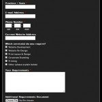 Formulario para email