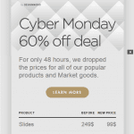 Cyber Monday in Designmodo