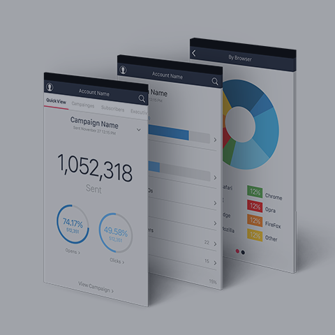 email marketing platform mobile app