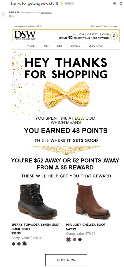 dsw ecommerce