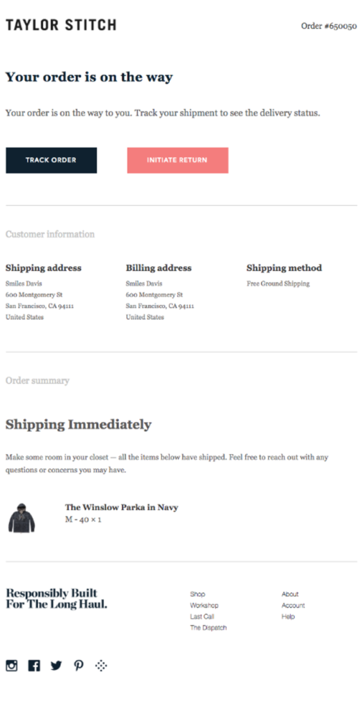 taylor-confirmation-commande